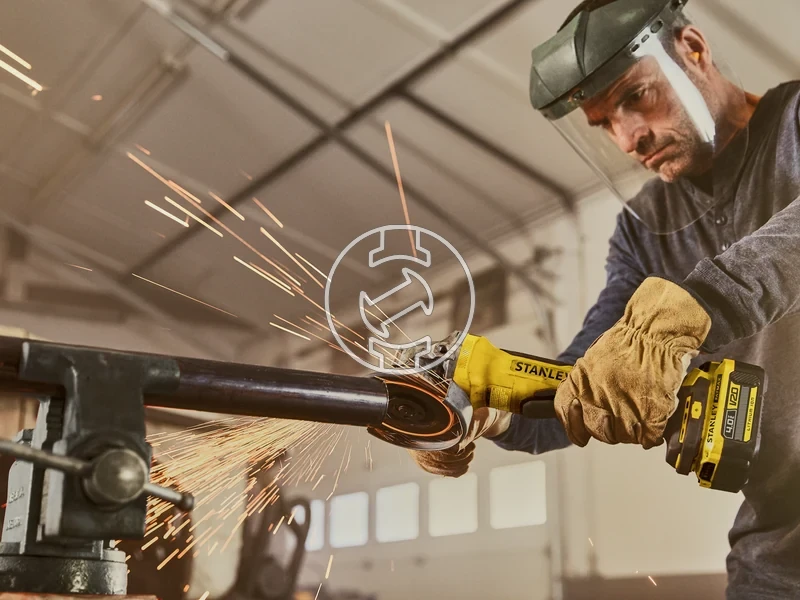 Kép: V20 MAX BL akkumulatoros sarokcsiszolo akkumulator es tolto nelkul.webp