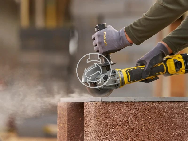 Kép: V20 MAX BL akkumulatoros sarokcsiszolo akkumulator es tolto nelkul.webp