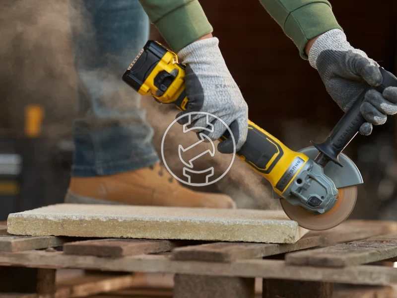 Kép: V20 MAX BL akkumulatoros sarokcsiszolo akkumulator es tolto nelkul.webp