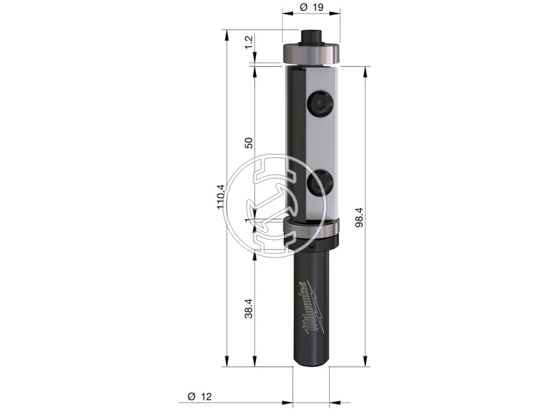 Kép: Valtolapkas elmaro S12 also es felso csapagyas 19110 mm-1 db.webp