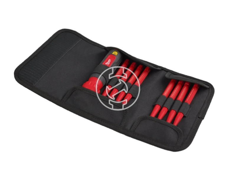 VDE 10 az 1-ben Szigetelt Multi-bit szett + csavarhúzó