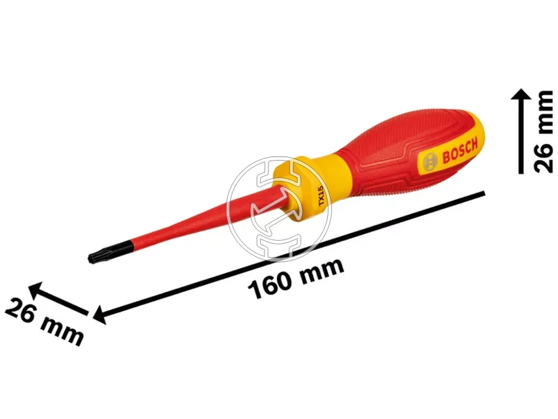 Bosch VDE szigetelt csavarhúzó 15 x 75 mm