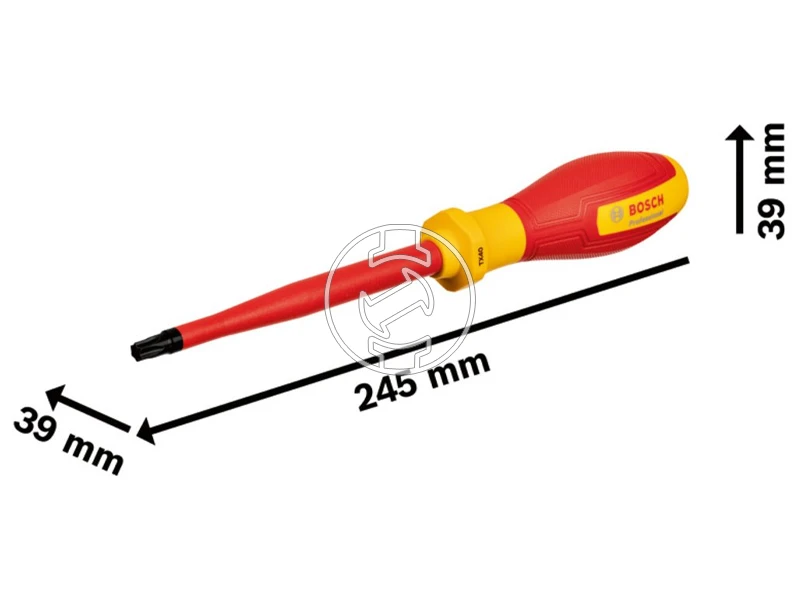 Bosch VDE szigetelt csavarhúzó 40 x 125 mm