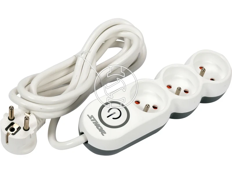 Kép: Vedoerintkezos 3-as halozati eloszto 3 m kabel.webp