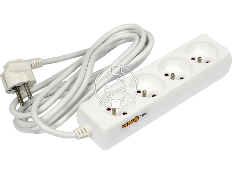 Kép: Vedoerintkezos hosszabbito 4 aljzatos 3 m.webp