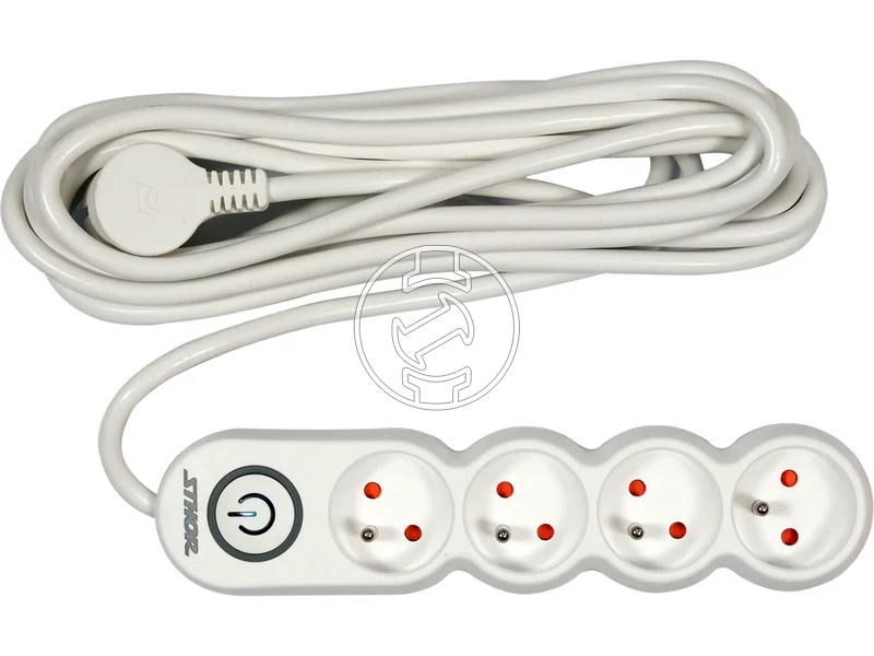 Kép: Vedoerintkezos hosszabbito eloszto 4 aljzat 5 m.webp