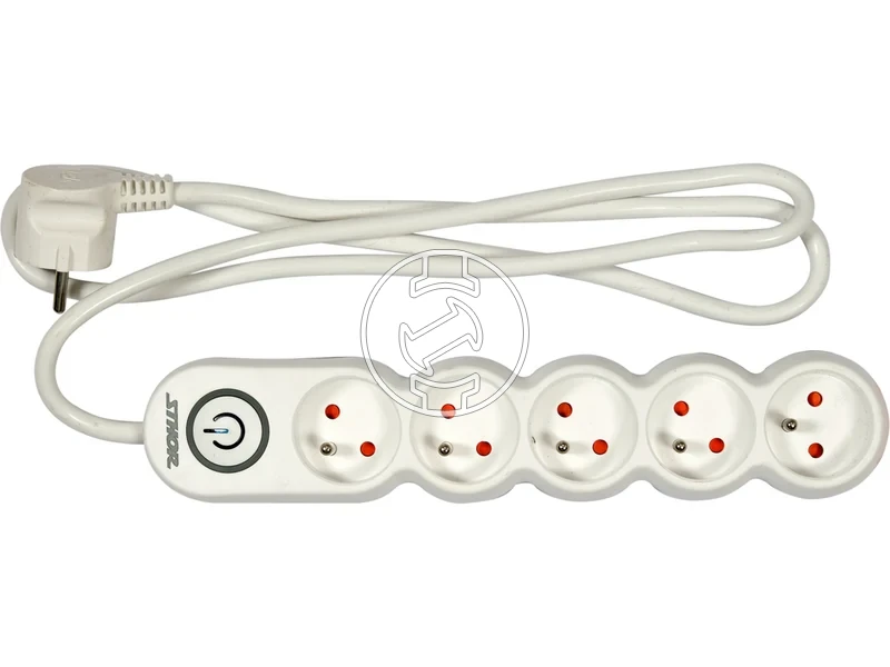 Kép: Vedoerintkezos hosszabbitos eloszto 5 aljzat 15 m kabel.webp