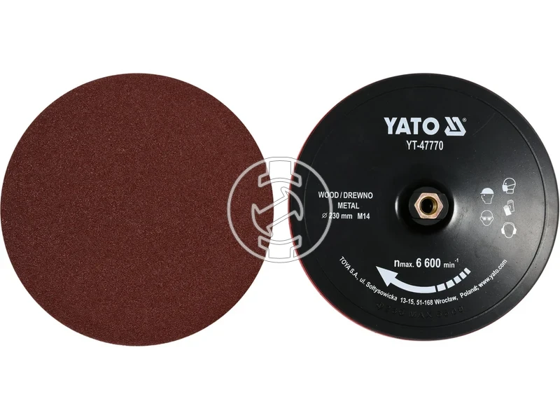 Kép: VELCRO tepozaras felfogotanyer 230 mm M14 tartozekok.webp