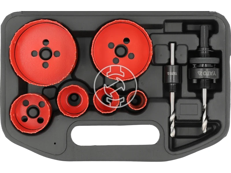 Kép: Villanyszerelo lyukfuresz keszlet 9 reszes.webp