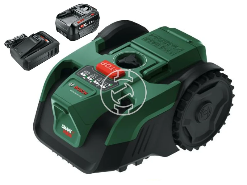 Bosch VISIMOW18V-100 robotfűnyíró 1x4.0Ah akku + 1x AL18-44 töltő