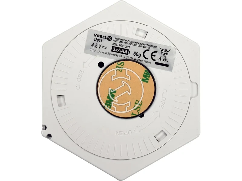 Kép: Vorel 82831 elemes szerelolampa 50 lm mozgas es fenyerzekelos.webp