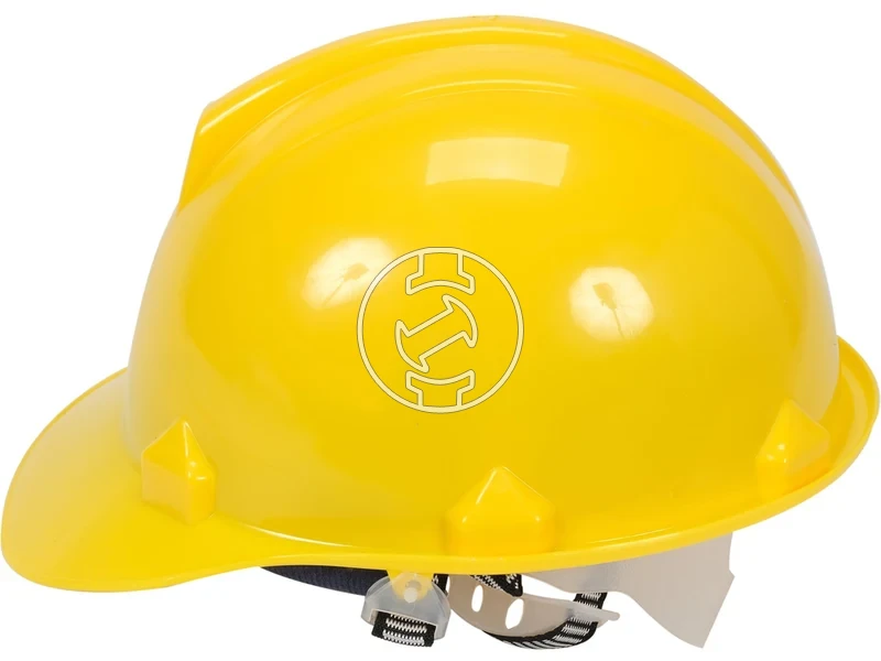 Kép: Vorel HDPE munkavedelmi sisak sarga.webp