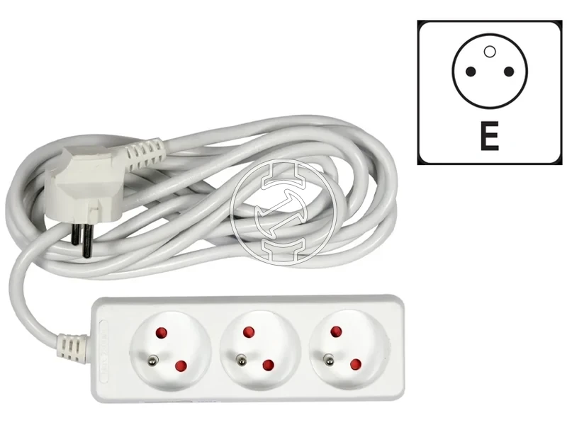 Kép: Vorel hosszabbitokabel 3 m  1 mm2  230 V_0.webp