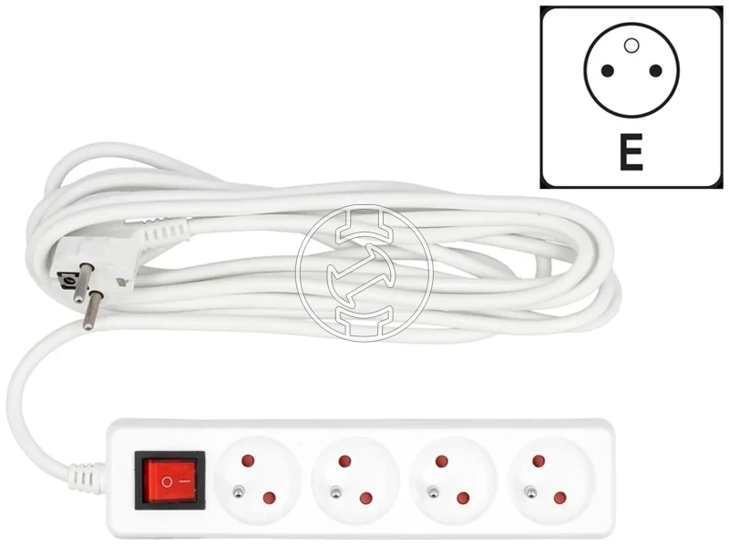 Kép: Vorel hosszabbitokabel 5 m  1 mm2  230 V_1.webp