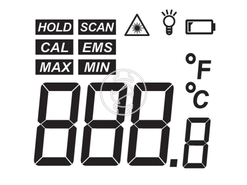 Kép: Vorel infravoros homersekletmero erintesmentes -50 - 380 C.webp