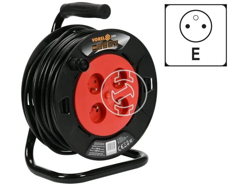 Kép: Vorel kabeldob 25 m  1 mm2  230 V_0.webp