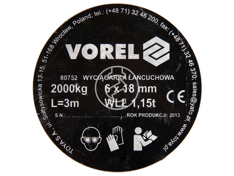 Kép: Vorel lancos emelo csorlo 2000 kg_1.webp