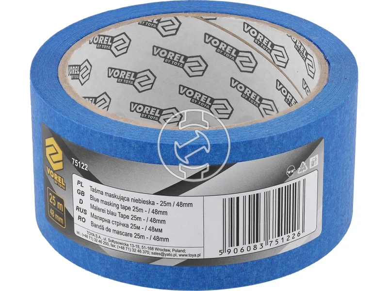Kép: Vorel maszkoloszalag kek 48 mm x 25 m.webp