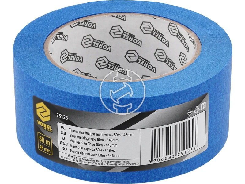 Kép: Vorel maszkoloszalag kek 48 mm x 50 m.webp