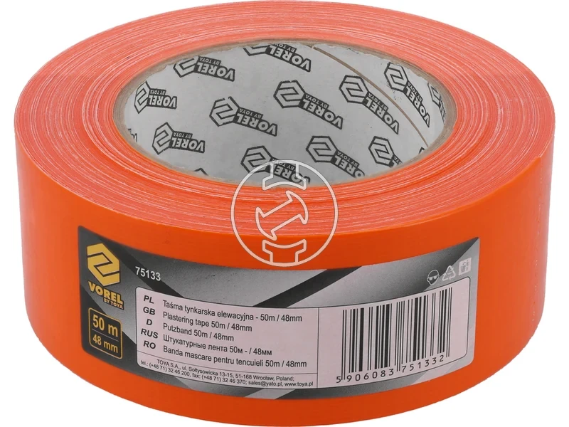 Kép: Vorel maszkoloszalag narancs 48 mm x 50 m.webp