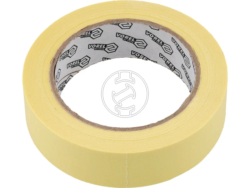 Kép: Vorel maszkoloszalag sarga 30 mm x 50 m.webp