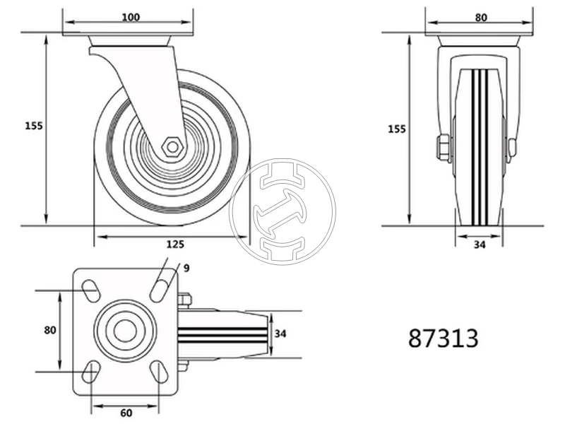 Kép: Vorel szallitokerek keszlet 125 mm_1.webp