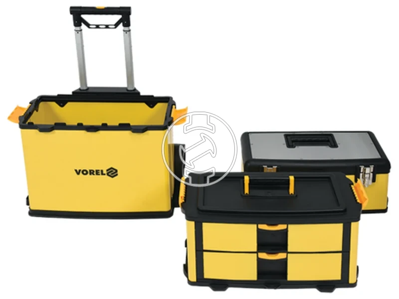 Kép: Vorel szerszamoslada 3 reszes gurulos.webp