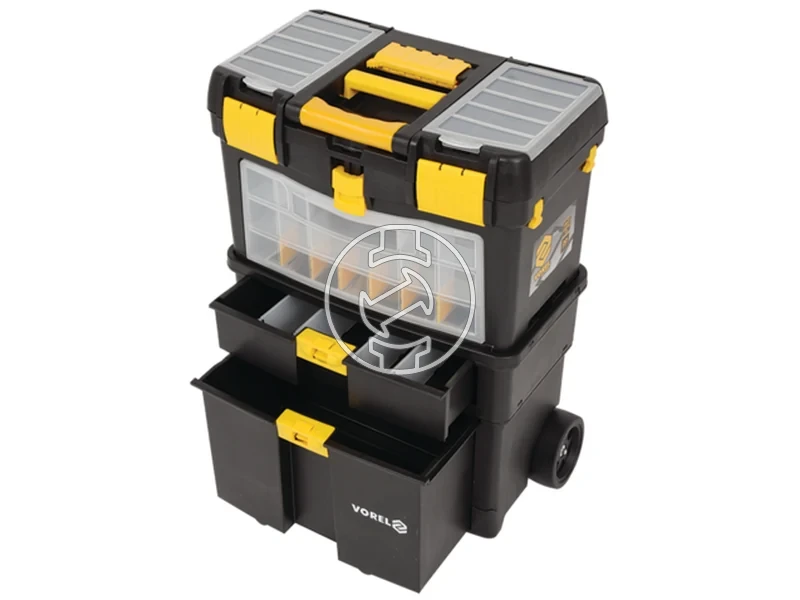 Kép: Vorel szerszamoslada 3 reszes gurulos.webp