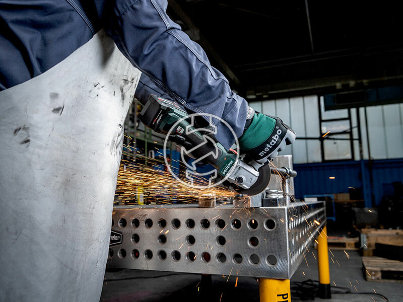 Set W 18 L BL 9-125 (metaBOX 165 L, diamond cutting disc 125x22,23 mm, clip)