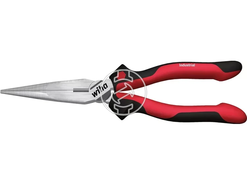 Kép: Wiha Pinza a becchi mezzitondi Industrial Con tagliente forma diritta 160 mm 6 12 32322.webp