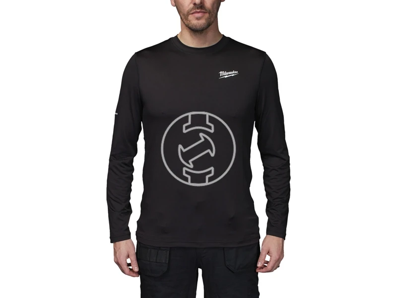 WORKSKIN Thermo Aláöltözet hosszú ujjú fekete 2XL