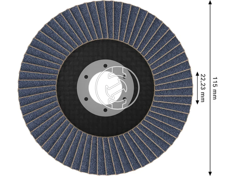 Kép: X451 Legyezotarcsa 115 T27 G40 1db.webp