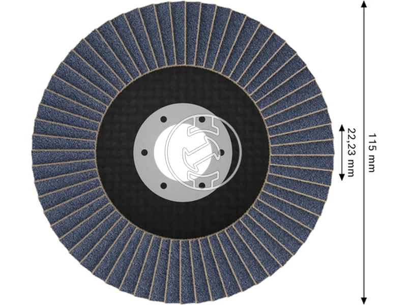 Kép: X451 Legyezotarcsa 115 T29 G40 1db.webp