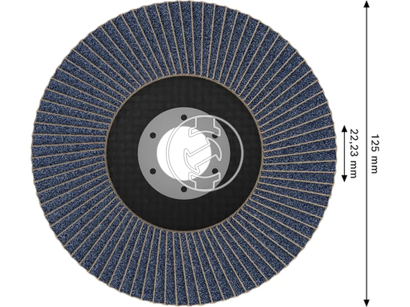 Kép: X451 Legyezotarcsa 125 T27 G120 1db.webp