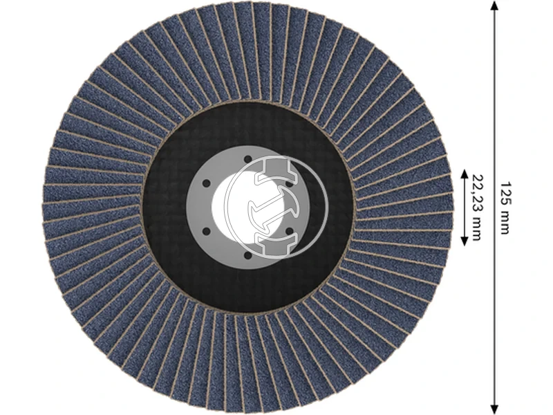Kép: X451 Legyezotarcsa 125 T27 G40 1db.webp
