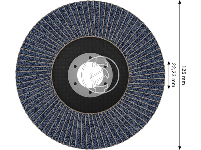 Kép: X451 Legyezotarcsa 125 T27 G80 1db.webp