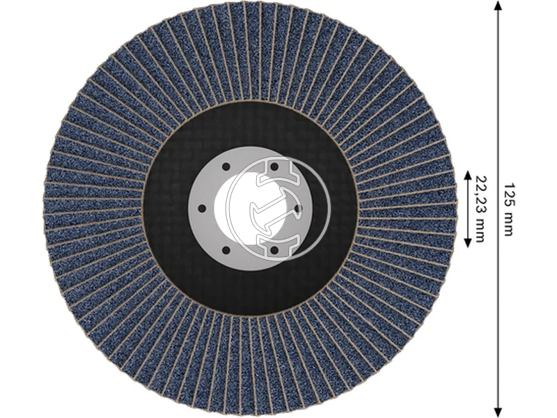 Kép: X451 Legyezotarcsa 125 T29 G120 1db.webp