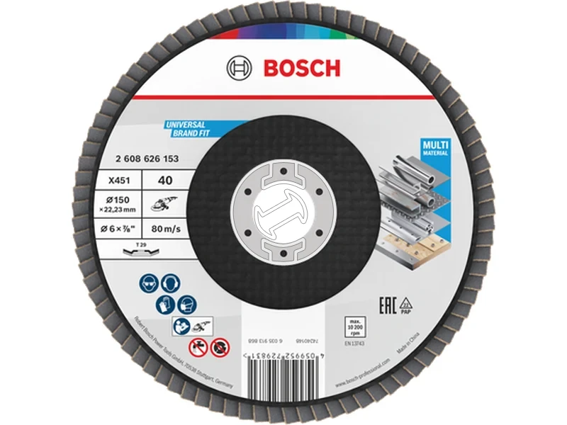 Kép: X451 Legyezotarcsa 150 T29 G40 1db.webp