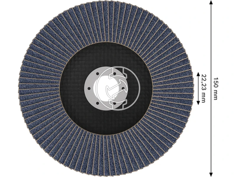 Kép: X451 Legyezotarcsa 150 T29 G60 1db.webp