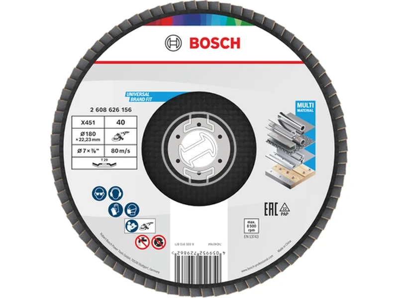 Kép: X451 Legyezotarcsa 180 T29 G40 1db.webp