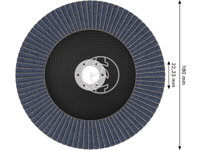 Kép: X451 Legyezotarcsa 180 T29 G60 1db.webp