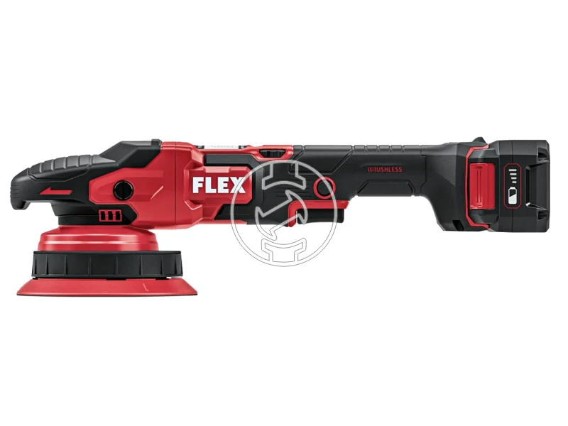 Flex XFE 15 150 akkus polírozógép | 2 x 5 Ah akku + töltõ
