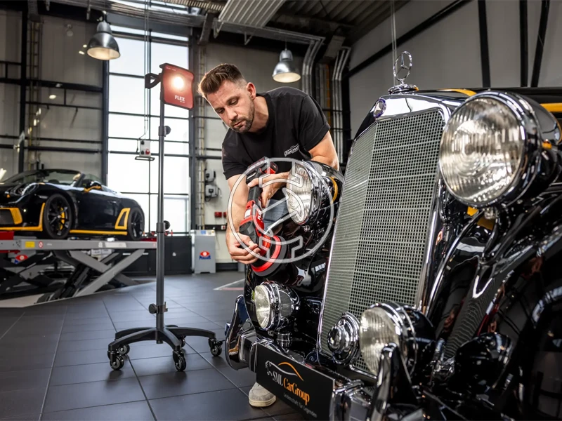 Flex XFE 15 150 akkus polírozógép | 2 x 5 Ah akku + töltõ