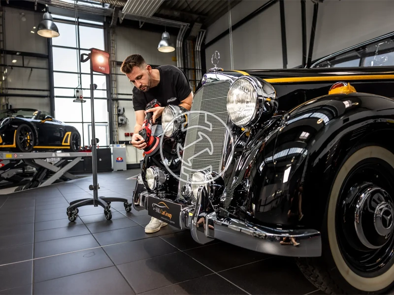 Flex XFE 15 150 akkus polírozógép | 2 x 5 Ah akku + töltõ