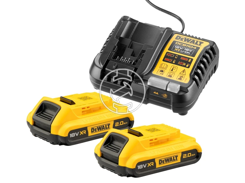 DeWalt DCB1104D2 akkumulátor és töltő szett