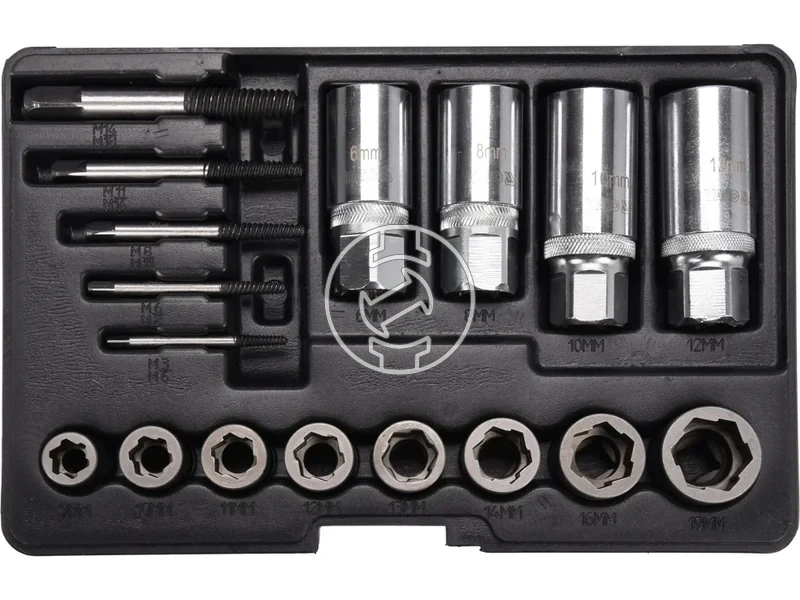 Kép: Yato 17 DB-OS CSAVAR- ES TUVEG-KISZERELO KESZLET.webp