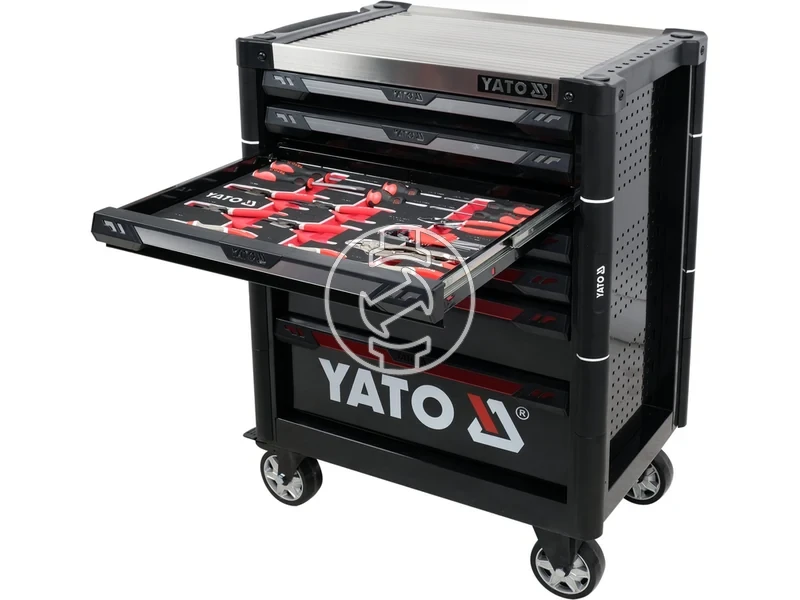 Kép: Yato 7 fiokos szerszamos kocsi 157 reszes.webp