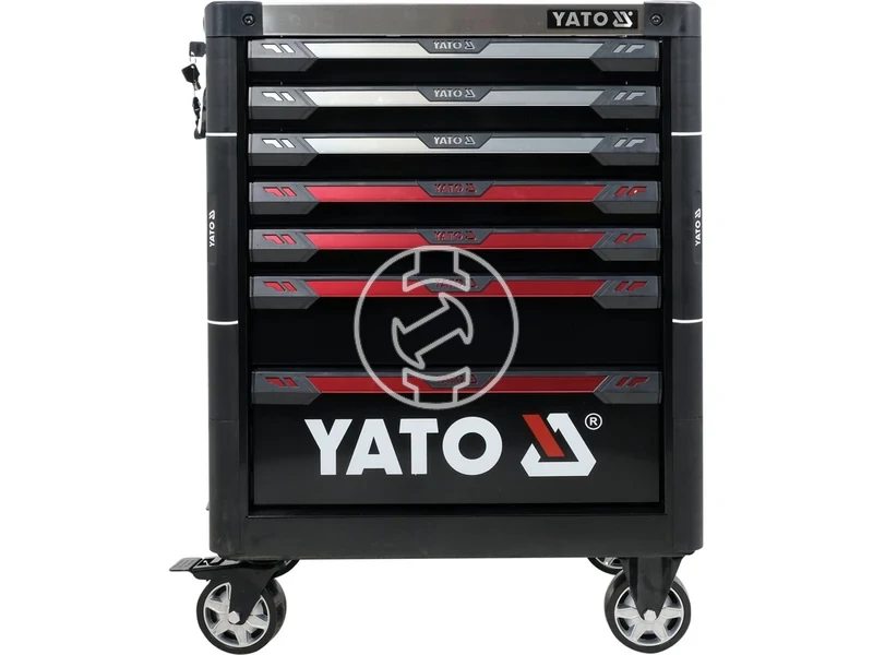 Kép: Yato 7 fiokos szerszamos kocsi 157 reszes.webp