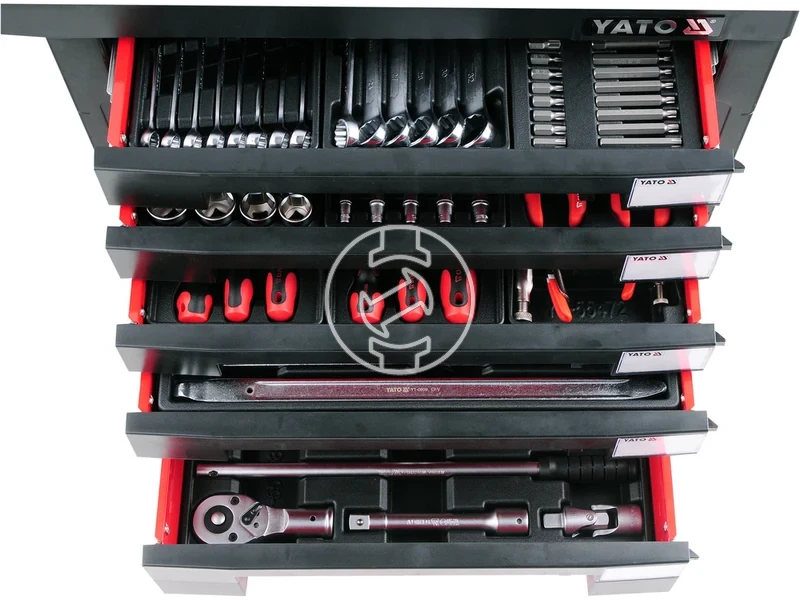 Kép: Yato 7 fiokos szerszamos kocsi 165 reszes.webp