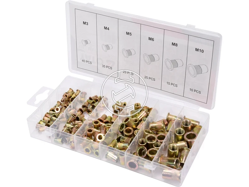 Kép: YATO Acel szegecsanya keszlet 150 reszes.webp